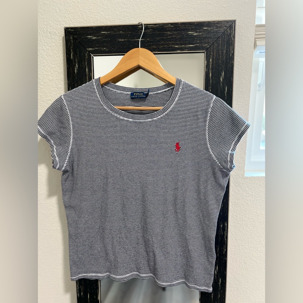 POLO RALPH LAUREN 100% Cotton Stripe Tee